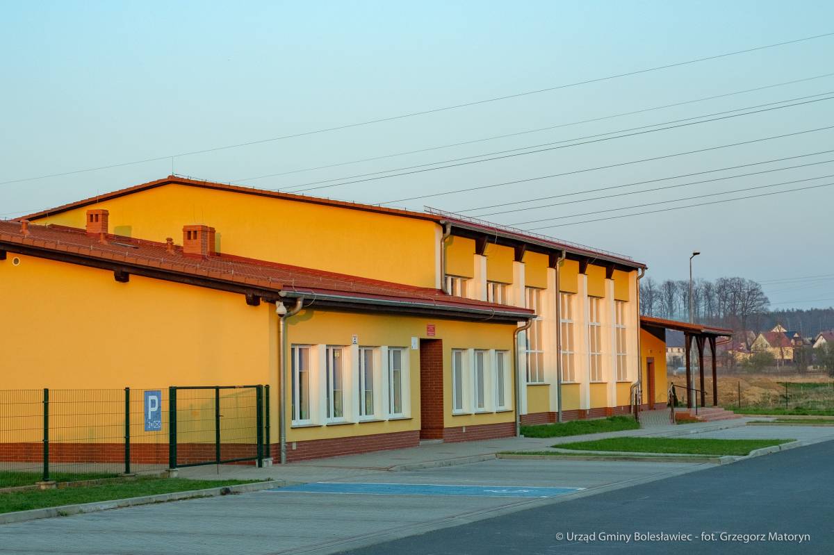 Zespół Szkolno-Przedszkolny w Bożejowicach - Łużyce - Bory... rowerem